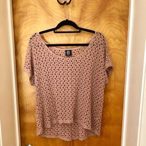 Bobeau Crochet Detail Top